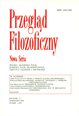 Przegląd Filozoficzny Nowa Seria numer 1/2003 (45)